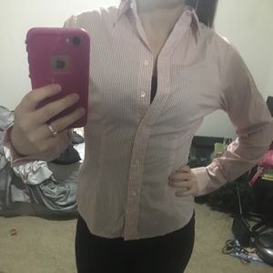 *NWOT* THE LIMITED Brand striped button down shirt